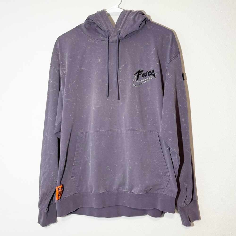 Nike Men’s Force Hoops Narrative Narr Hoodie in Purple and Black Size Large - Picture 8 of 8